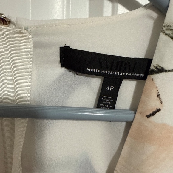 White House Black Market sleeved godet dress, petite 4 - Picture 3 of 8
